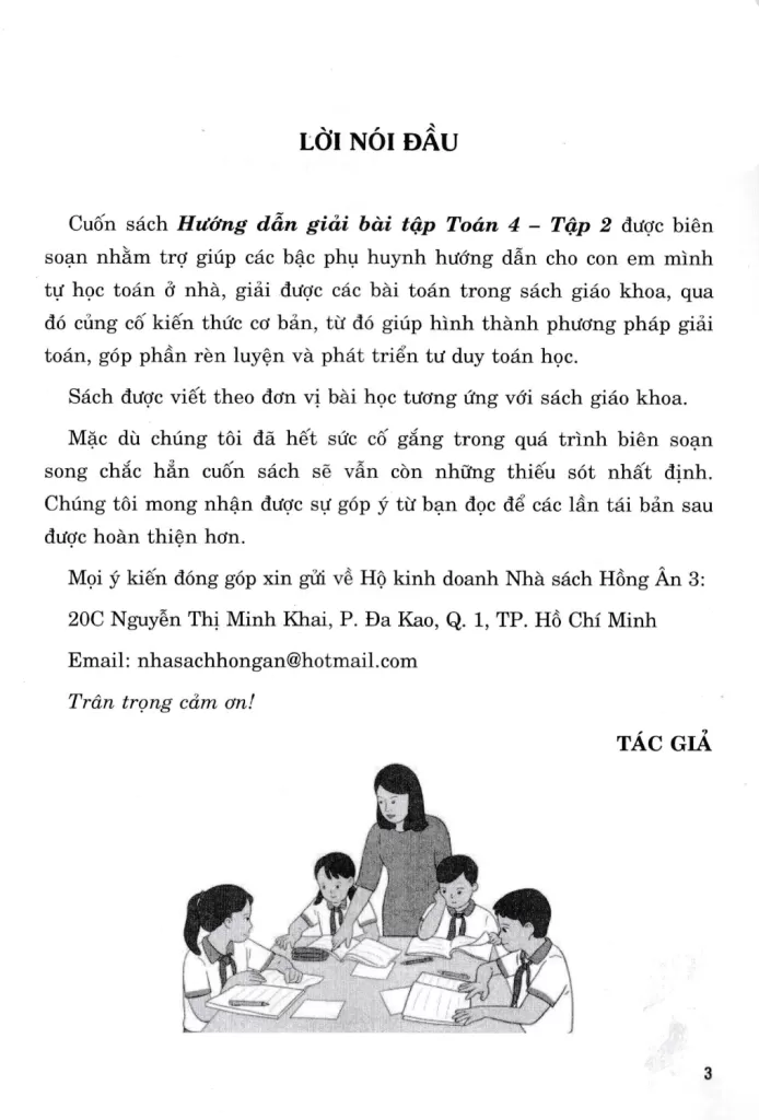 HƯỚNG DẪN GIẢI BÀI TẬP TOÁN LỚP 4 - TẬP 2 (Bám sát SGK Cánh Diều)